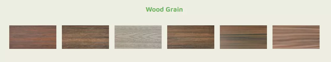 Wood Grain Effect Composite Decking